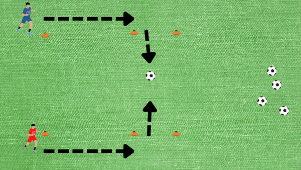 1v1 Football Drillors: The Number Game